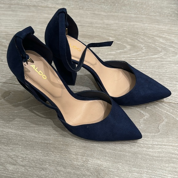 ALDO | Women's Nicholes Block Heel Pumps | Used Once - Picture 1 of 5